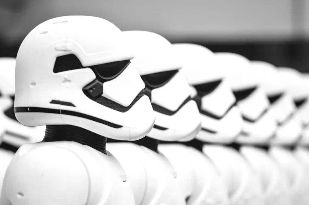 stormtrooper, star wars, lego, tempête, soldat, parade, star, guerre, quatre, empire, mauvais, oppression, le noir, blanche, militaire, équipe, section, uniforme, casque, uniformité, répéter, inhumain, même, identique, copie, réplique, cloner, armure, sans visage, quadruplé, figurine, minifig, gris étoiles, gris orage, gris lego, gris guerre, gris mal, star wars, star wars, star wars, star wars, lego, lego, lego, lego, lego, identique